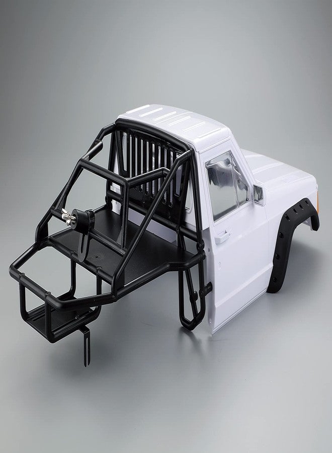 LAFEINA RC Crawler Body Cab & Back-Half Cage Body Shell for 1/10 RC Crawler TRX4 SCX10 90046 AT4 GEN 8 Scout II (White) - Image 3