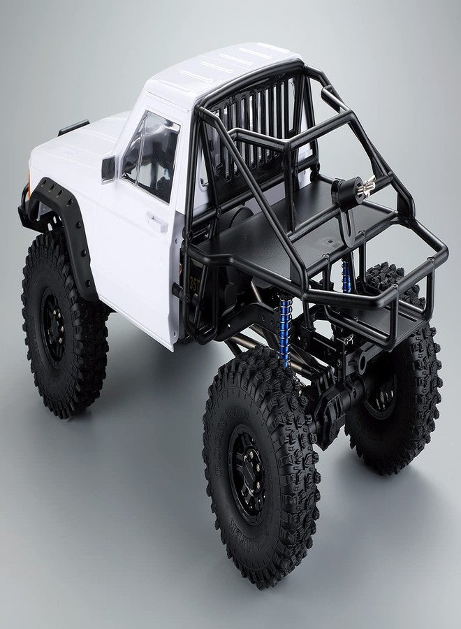 LAFEINA RC Crawler Body Cab & Back-Half Cage Body Shell for 1/10 RC Crawler TRX4 SCX10 90046 AT4 GEN 8 Scout II (White) - Image 5