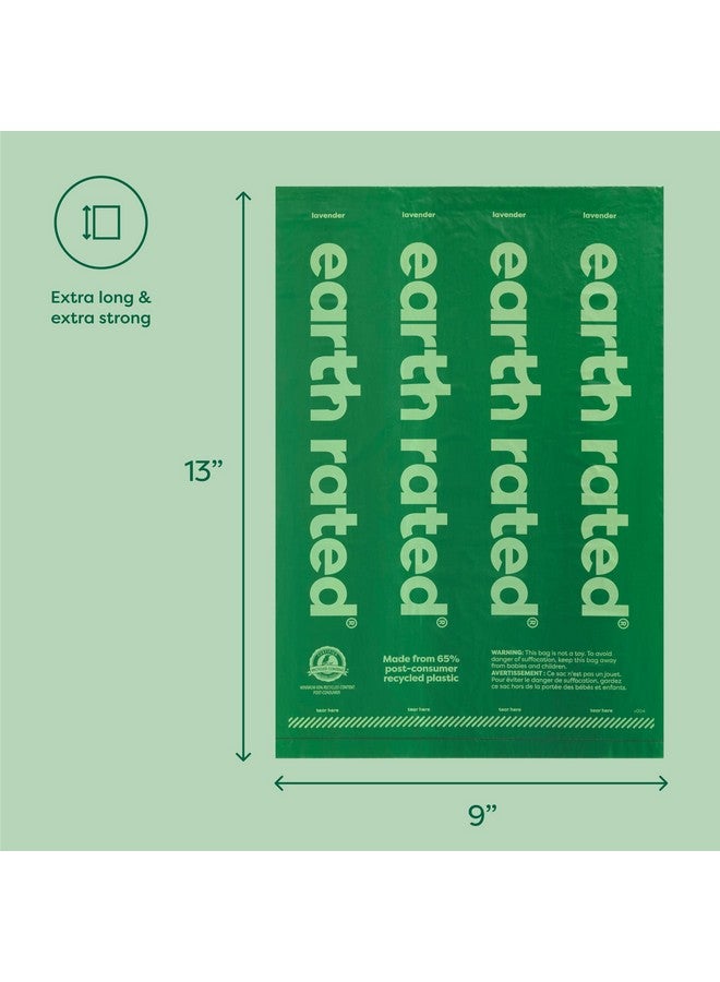 إيرث ريتد حامل أكياس فضلات الكلاب المعتمد على الأرض مع أكياس، متين ومضمون ضد التسرب، برائحة اللافندر، موزع واحد و900 كيس - Image 4