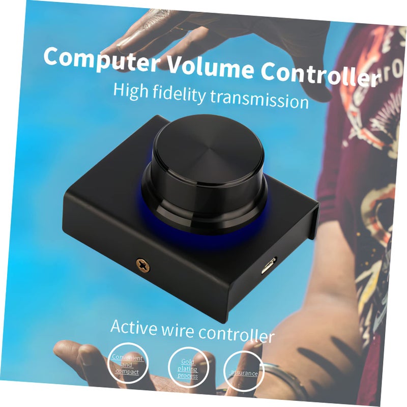 Inline USB Volume Controller with Mute Button and Breathing Light for PC Gaming Music Video Plug Play - Image 5