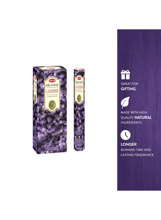 HEM Precious Lavender Incense Sticks | Agarbatti for Home Freshness | Handcrafted & Low Smoke | Burns 35-40 Minutes | Approx. 120 Sticks - Image 5
