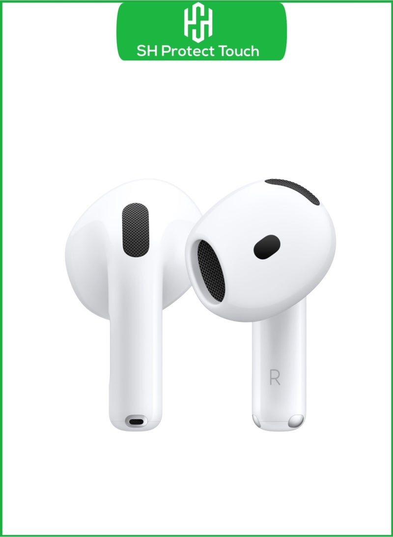 SH PROTECT TOUCH Wireless  Bluetooth Headphones Earbuds-4 , Personalized Audio, Transparency Mode, USB-C Charging Case , Wireless Charging with Case  + lanyard loop - Image 1
