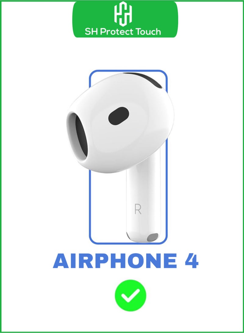 SH PROTECT TOUCH Wireless  Bluetooth Headphones Earbuds-4 , Personalized Audio, Transparency Mode, USB-C Charging Case , Wireless Charging with Case  + lanyard loop - Image 2