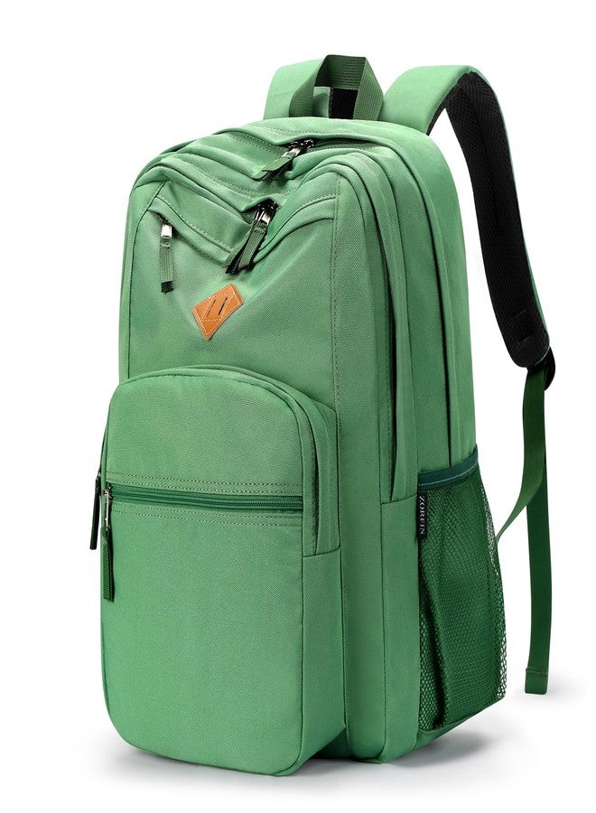 ZORFIN 26L Backpack for College, and Travel: Water Resistant Bookbag, Lemon Green, 16.5 Inch - Image 1