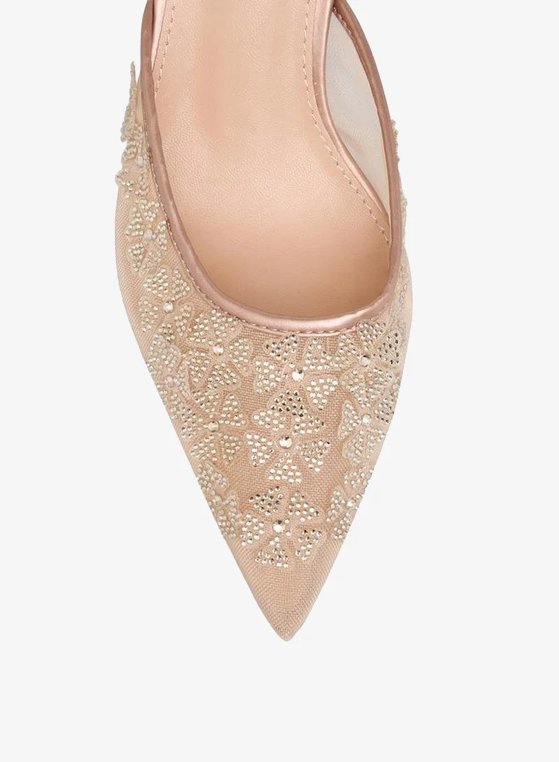 Flora Bella By Shoexpress ROSE GOLD Women Stiletto Heel Mules Ramadan Collections for Women | Best Price UAE