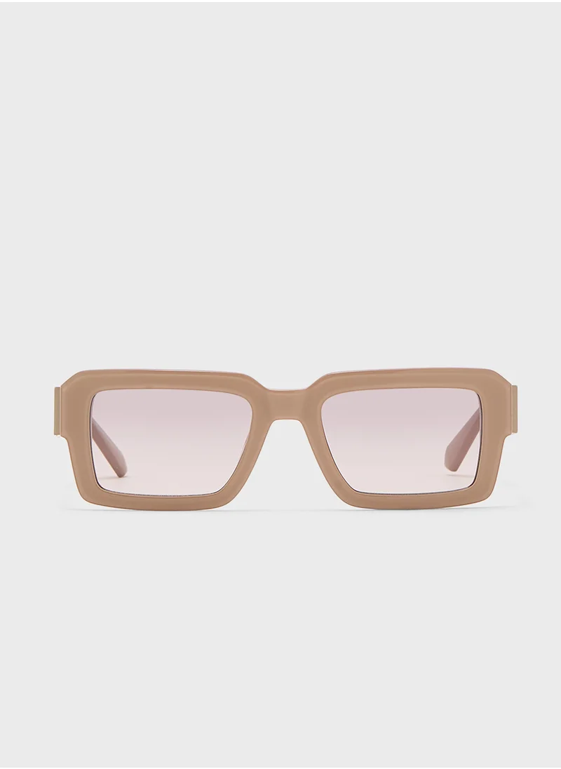 Calvin Klein Jeans Modified Rectangle Sunglasses