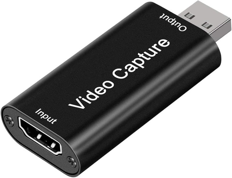 بطاقة التقاط الفيديو بدقة 1080P ومعدل 30 هرتز وتحويل رقمي، تتصل بمنافذ USB2.0 وتُستخدم لتسجيل الفيديو على أجهزة HDTV، مناسبة لأجهزة الكمبيوتر واللابتوب. - Image 1