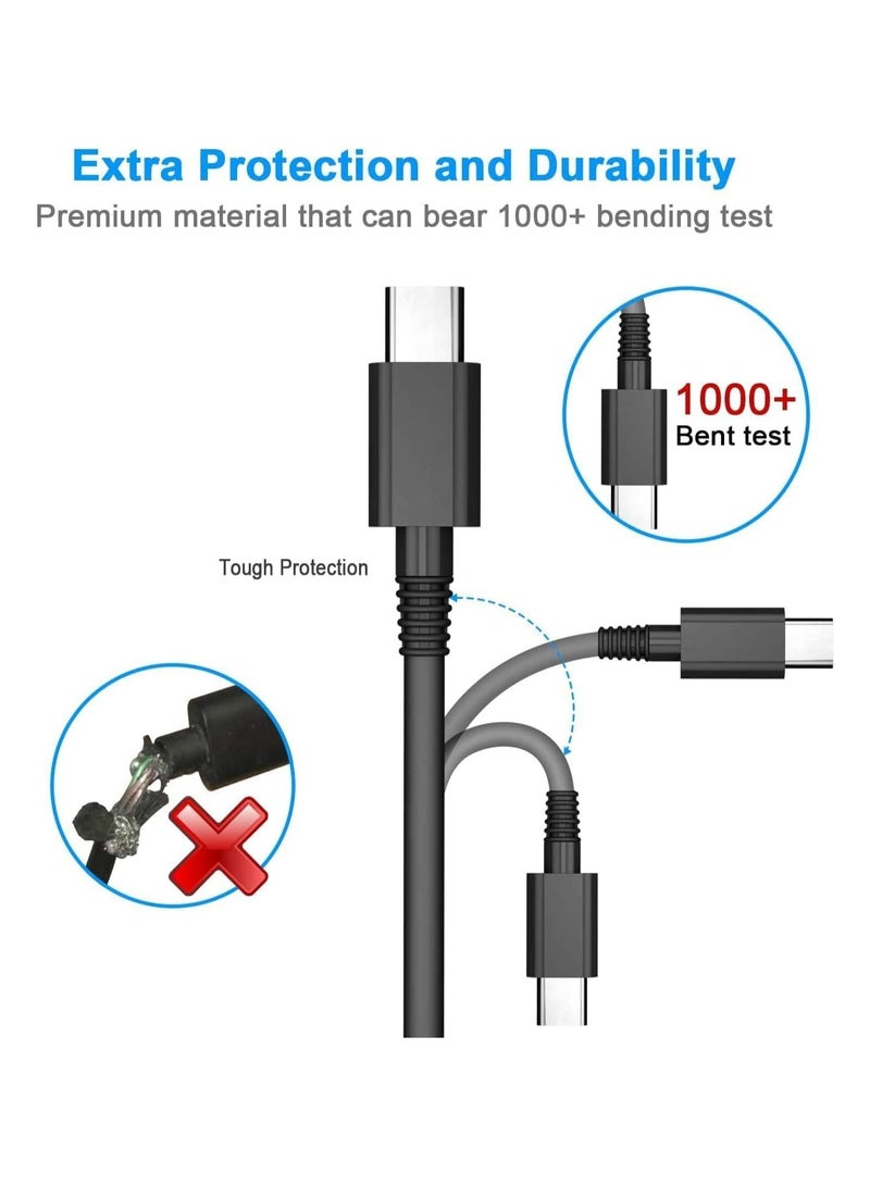 TLAXCA شاحن 45 واط لجهاز سويتش / سويتش OLED / ستيم ديك، شحن سريع 15 فولت / 2.6 أمبير خلال 2.5 ساعة مع محول طاقة وكابل نوع-C بطول 1.5 متر لجهاز سويتش / سويتش لايت / قاعدة سويتش ووحدة تحكم سويتش برو - يدعم وضع التلفاز - Image 5