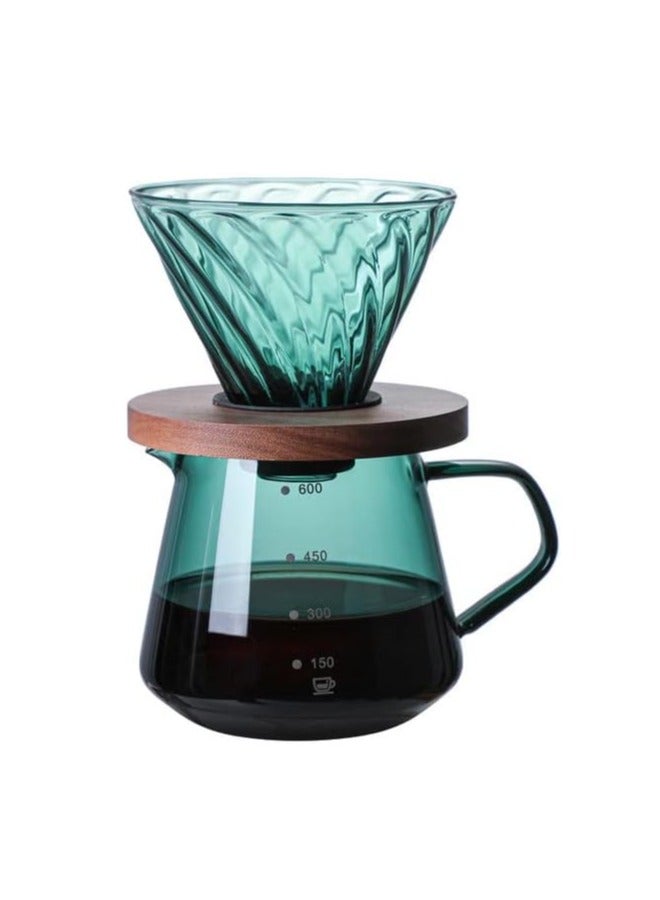 RANK V60 coffee drip set size 02 (server and Filter) - Image 1