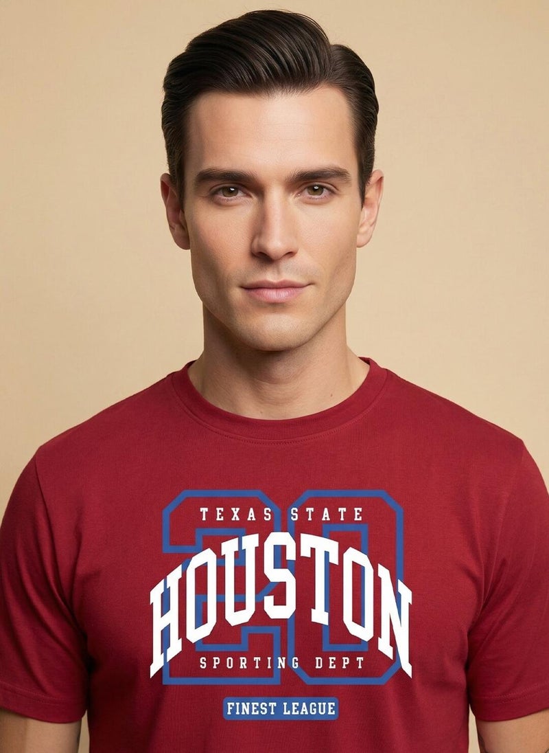 Nobero Regular Fit Printed T-shirt for Men - Image 1
