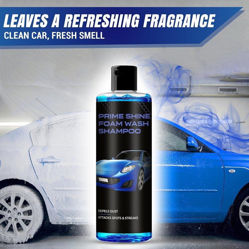 Alphamax Foam Car Wash Shampoo - 300ml | pH Neutral, Shine-Enhancing Formula | Luxurious, Honey-Thick Suds for Bucket Wash & Foam Cannon | Pleasant Fragrance (Pack of 1) - Image 3
