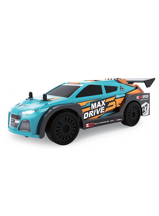 D-Power دي باور – رالي مونستر | RTR، سيارة تحكم عن بعد للأطفال | 1:26 مقياس، 27 ميجاهرتز، سيارة RC للحركة الكاملة | أزرق مختلف. - Image 3