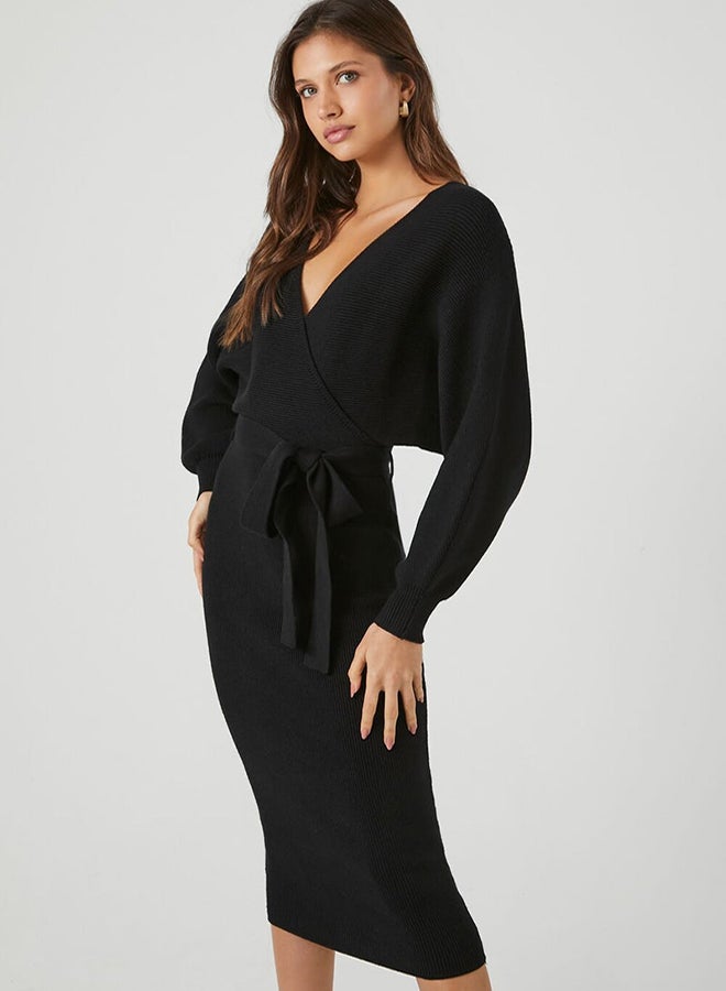 FOREVER 21 Twist-Back Midi Sweater Dress - Image 3