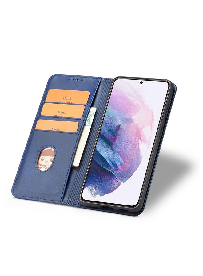 S-TOP Case For Samsung Galaxy S21 Ultra 5G Calf Texture Magnetic Horizontal Flip Leather Case with Holder & Card Slots & Wallet - Image 3