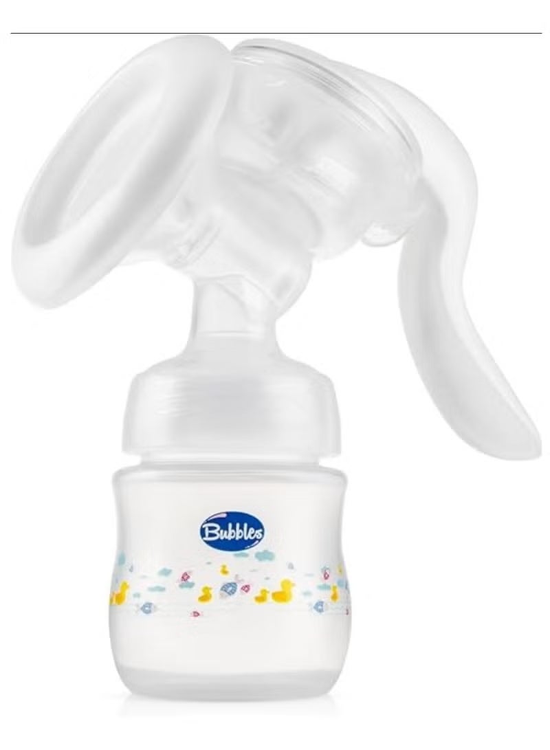 بابلز  شفاط ثدي يدوي أبيض - Image 1