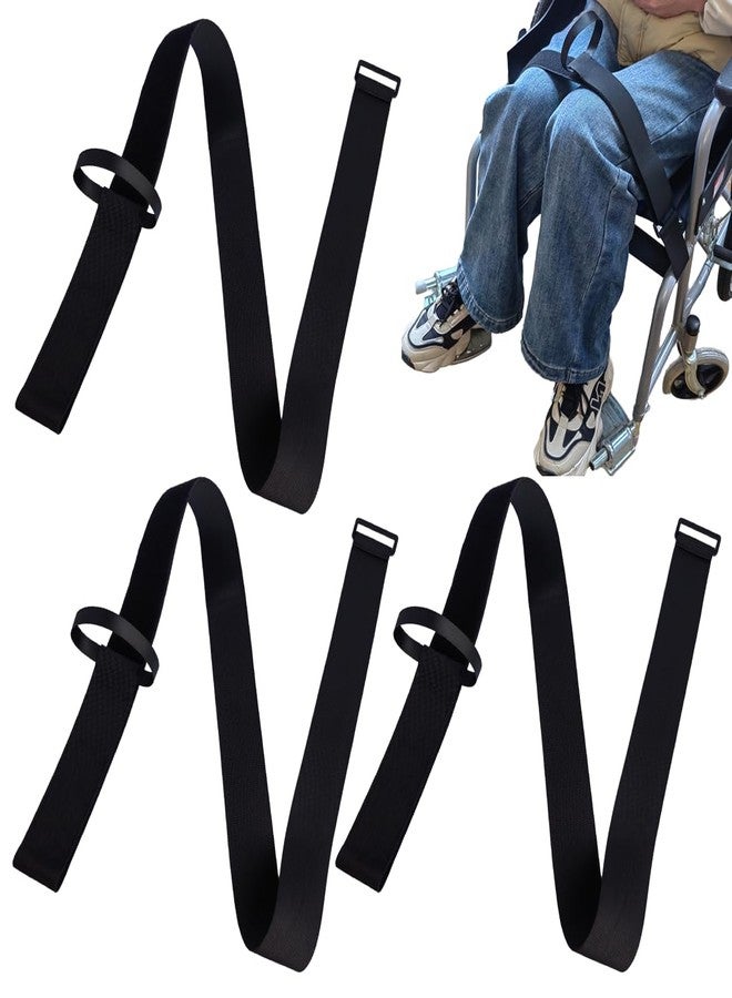 nsgglecher 3PCS Wheelchair Thigh Strap,Leg Straps for Wheelchair,Wheelchair Leg Support for Elderly Patient, Wheelchair Leg Protection Belt - Image 1