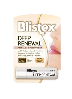 Blistex Blistex Deep Renewal Lip Protectant Sunscreen Balm, 0.13 Ounces (3.69g) (Pack of 4) 