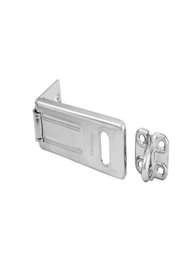 Master Lock Hasp, Zinc Plated Hasp with Hardened Steel Locking Eye, 3-1/2 in Long, 703D