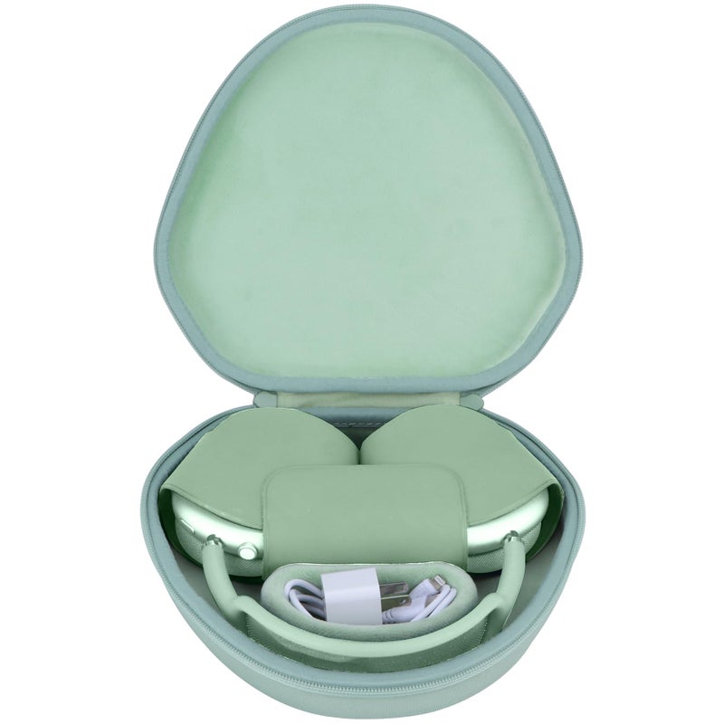 Peyyargo Hard Carrying Case with Sleep Mode Replacement for Apple AirPods Max Wireless Over-Ear Headphones (Light Green) - Image 2