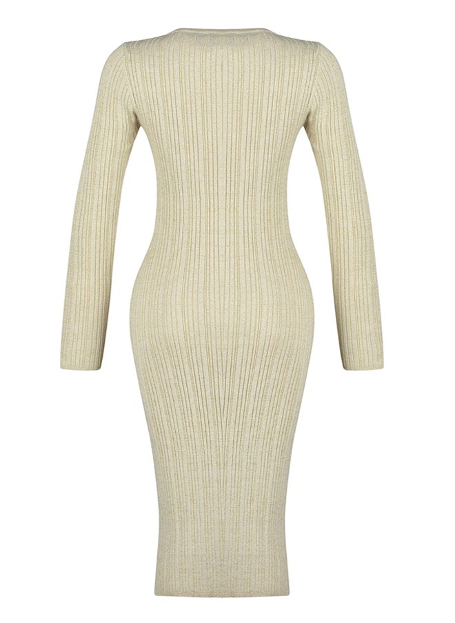 Beige Midi Glittery Knitwear Dress TWOAW24EL00047 - pzsku/Z11AF3BE8AD13BC9157F3Z/45/_/1730942009/4c4dfce1-9d47-43e4-b286-567140dfe0d9