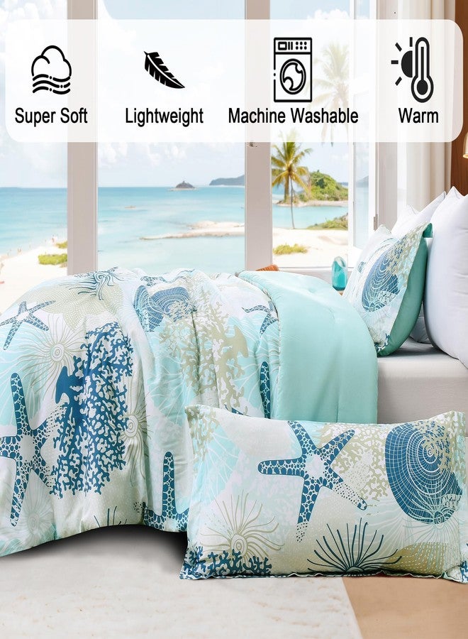 Tritard Comforter Bedding Set King Size with Pillow Shams for All Season, C6 - Image 5