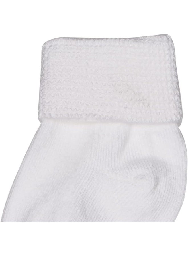 Jefferies Socks Jefferies Socks Baby Boys' Newborn Turn Cuff Bootie 6 Pair Pack  - Image 2