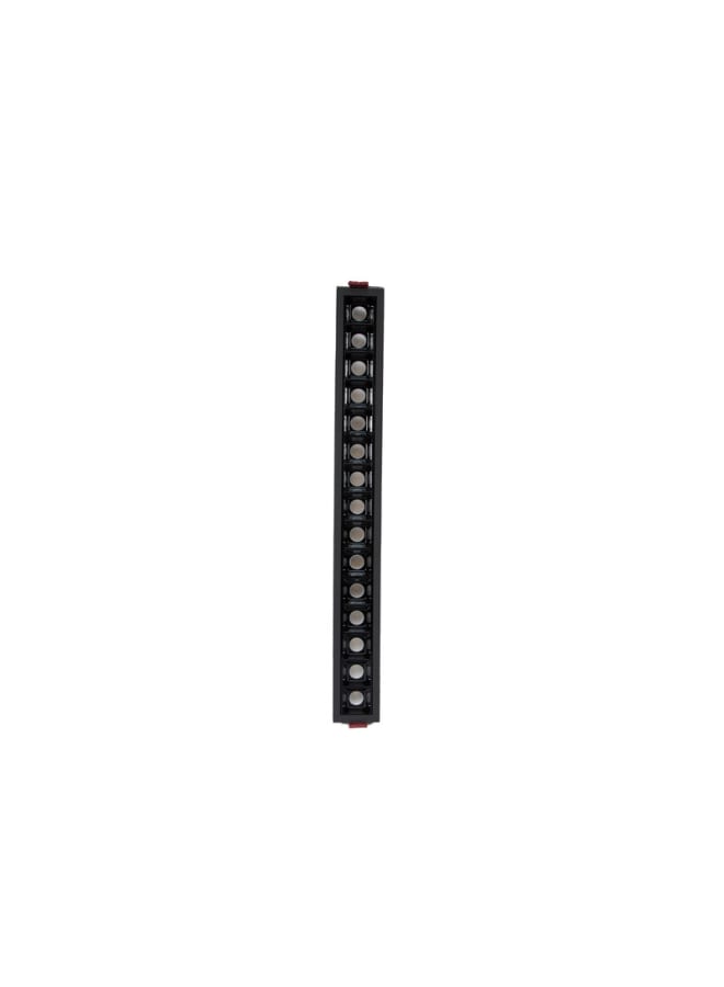 Jana Light Rectangular linear led spot light 30W black warm 15 lens ,face 25*4.5 cm - Image 2