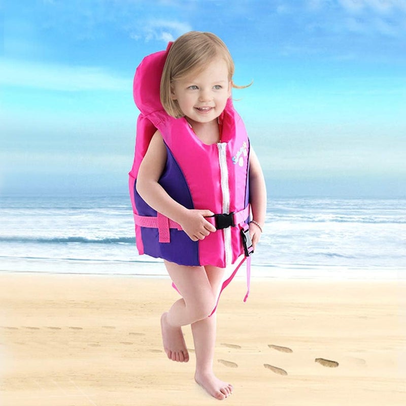 klarako Swim Trainer Vest with Head Supportive, Adjustable Safety Strap , Kids swim vest, L, Up to 36 lbs - Image 3