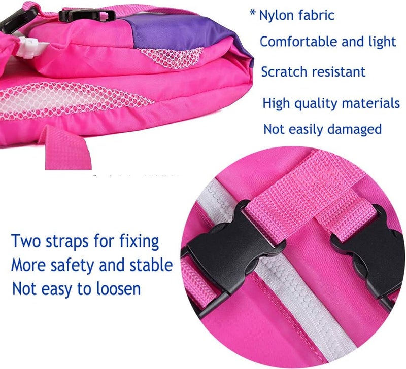 klarako Swim Trainer Vest with Head Supportive, Adjustable Safety Strap , Kids swim vest, L, Up to 36 lbs - Image 5