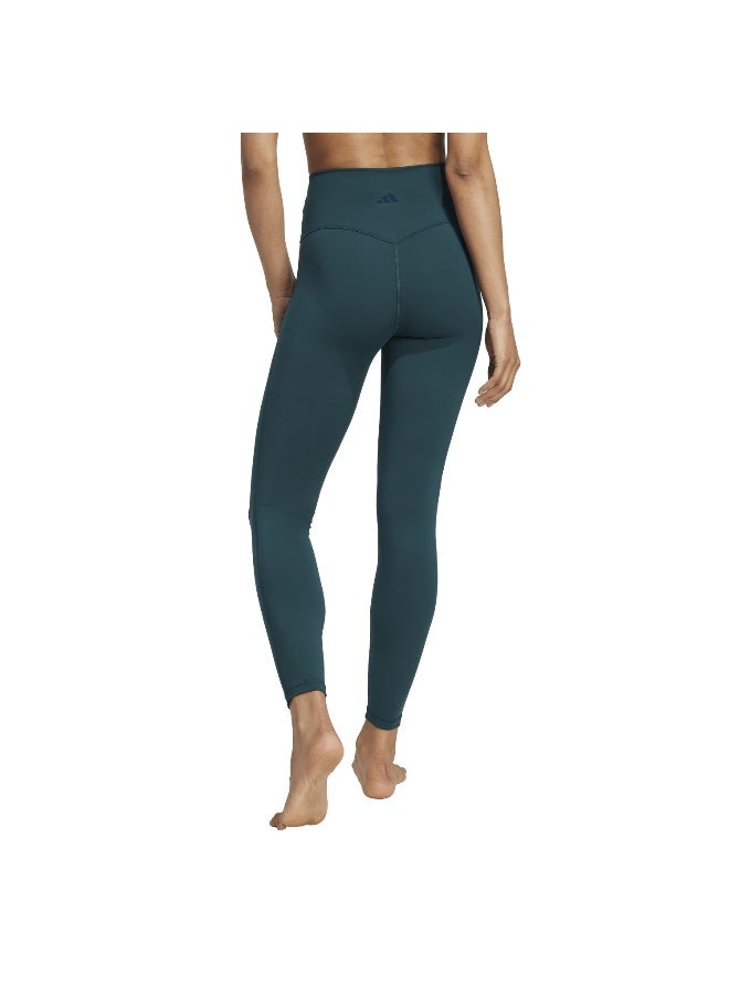 Adidas All Me Sculpt L Green Training Tights For Women 2XS - Image 3