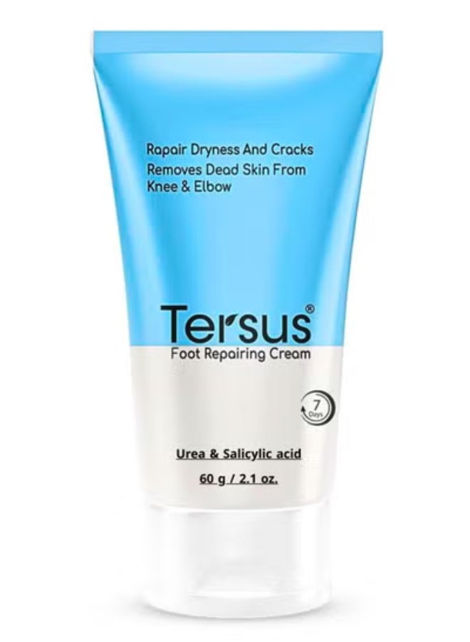Tersus Foot Repairing Cream – Repairs Dryness & Cracks – Removes Dead Skin from Knee & Elbow 60 ml