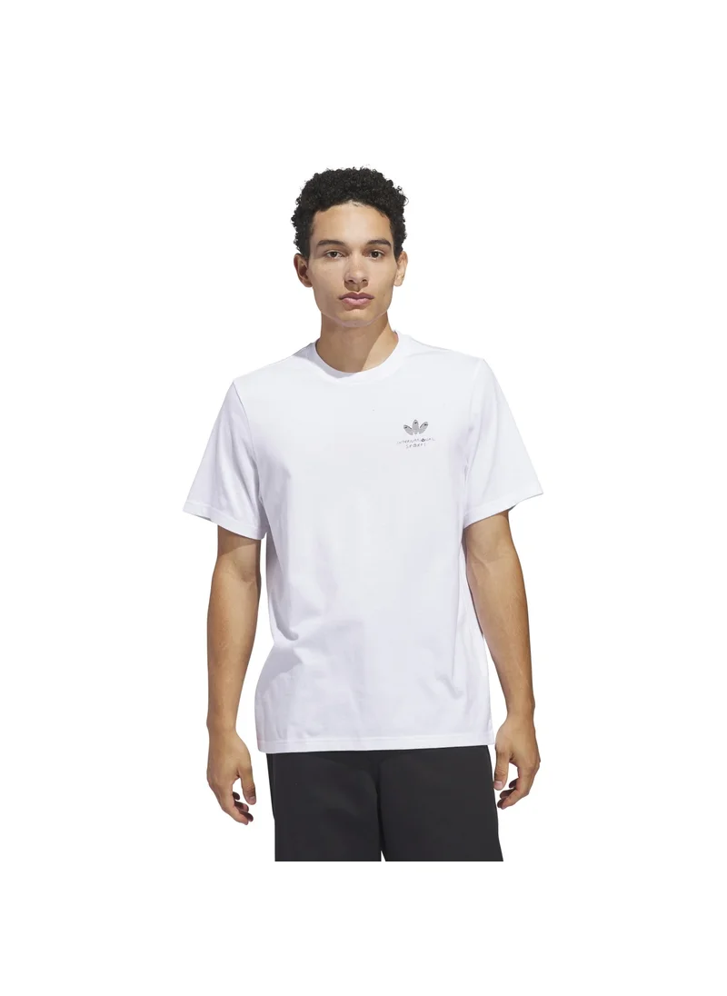 اديداس adidas HJ TEE 1 White Originals Unisex T-SHIRTS