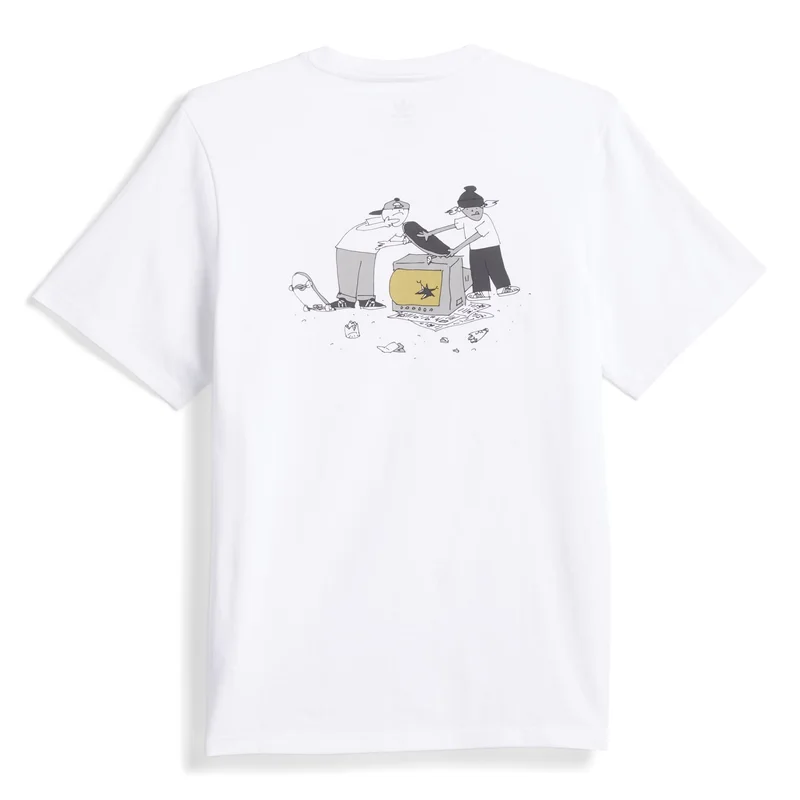 adidas adidas HJ TEE 1 White Originals Unisex T-SHIRTS
