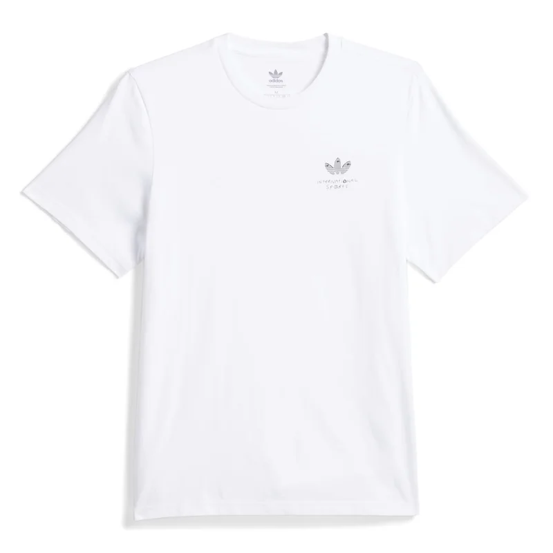 adidas adidas HJ TEE 1 White Originals Unisex T-SHIRTS