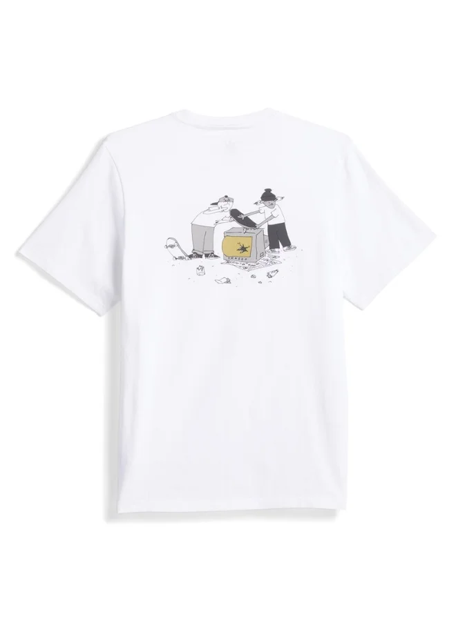 adidas adidas HJ TEE 1 White Originals Unisex T-SHIRTS