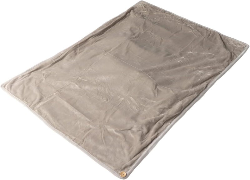 Heated Electric Throw Blanket, USB 5V 2A Flannel Material Soft Comfortable Warm Electric Throw Blanket for Home Relaxing Sleeping (Grey) - Image 1