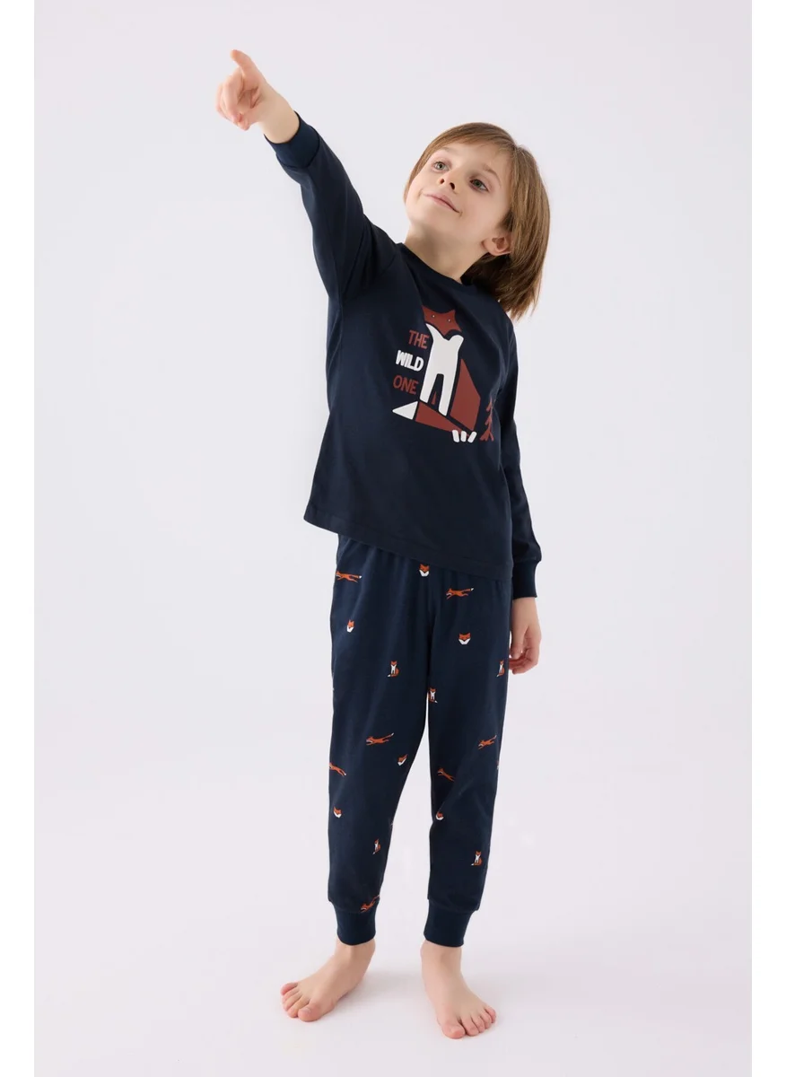 RolyPoly Boy Long Sleeve Pajama Set RP3432 Navy