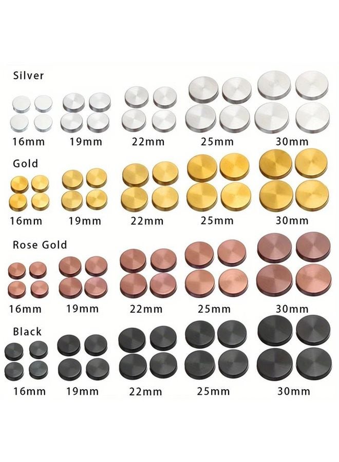 Black Mirror Fasteners Screws with Decorative Cap Nail Cover Stainless Steel Furniture Hardware 1 18 Inch - Image 4