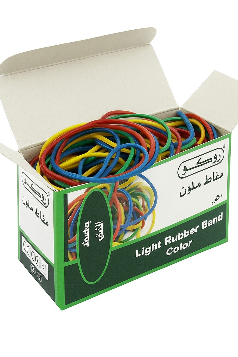 ROCO Multi-Color Rubber Bands – Light, Flexible & Durable – Perfect for Office, School & Home Use - Image 1