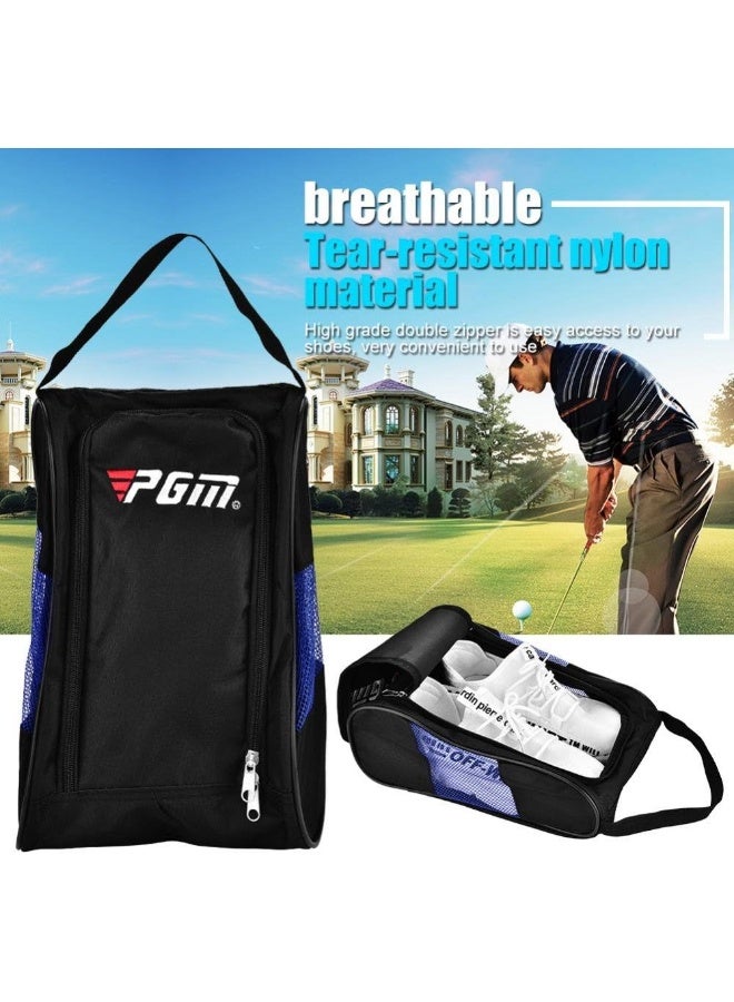 Vbestlife Vbestlife Golf Shoes Bag, Portable Zipped Golf Shoe Tote Sports Shoe Carrier Bags Shoe Case Pocket Pouch Storage for Traveling Golf Clubhouse Collection  - Image 4