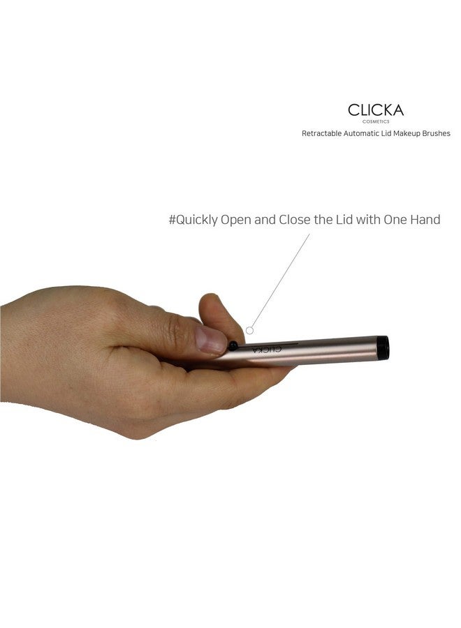 CLICKA Retractable Automatic Lid Blending Brush (Champagne Gold) - Image 2