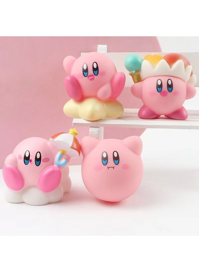 هالامودو 8 قطعة بطل الوردي والمغامرة اللانهائية مرآة متاهة الفينيل شكل مجموعة - كيك توبر ديكور، زينة سطح المكتب السيارة، مجموعة دمية الفينيل الناعمة، هدية عيد ميلاد للفتيان والبنات والأطفال 6.5 سم - Image 5