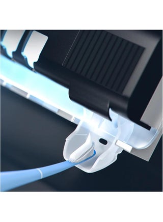 Wall Mounted Toothpaste Dispenser with UV Sterilization – Automatic Toothpaste Squeezer & Toothbrush Holder