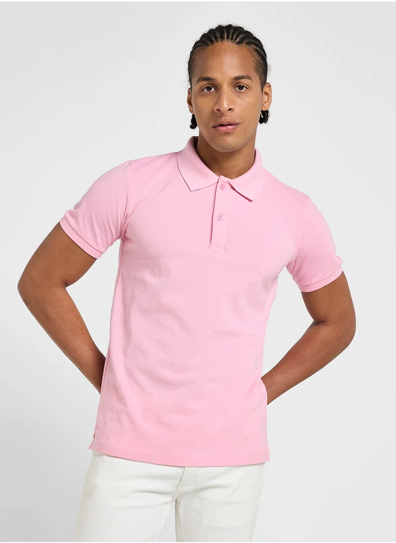 Seventy Five Basics Basic Polo Shirt