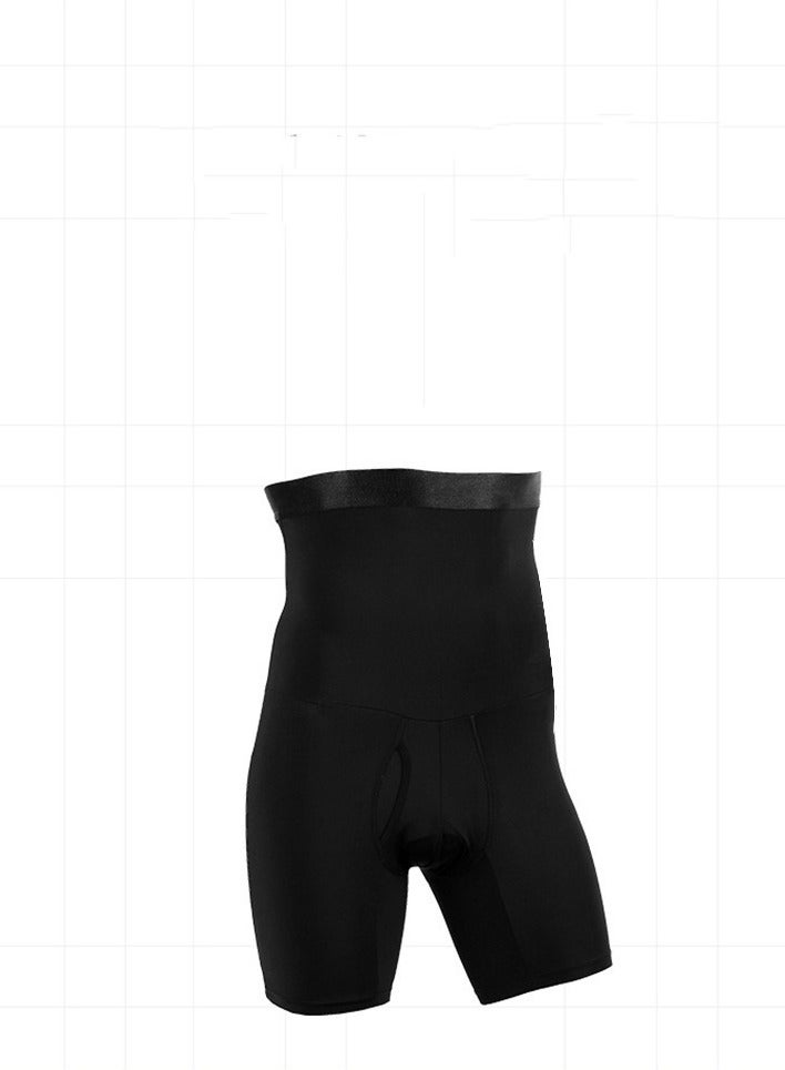 Jolly Chic Men's High Waist Compression Boxer Underwear Body Shaping Suits Belly Slimming Abdominal Control Shorts for Daily Wear and Outdoor Use - Image 1
