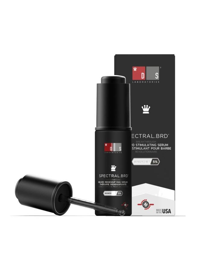 DS LABORATORIES Spectral.BRD Beard Oil for Men, Unscented, with Niacinamide, Biotin, Castor Oil, Hyaluronic Acid & Rosemary for Hair Growth and Regrowth Treatment  - Image 2