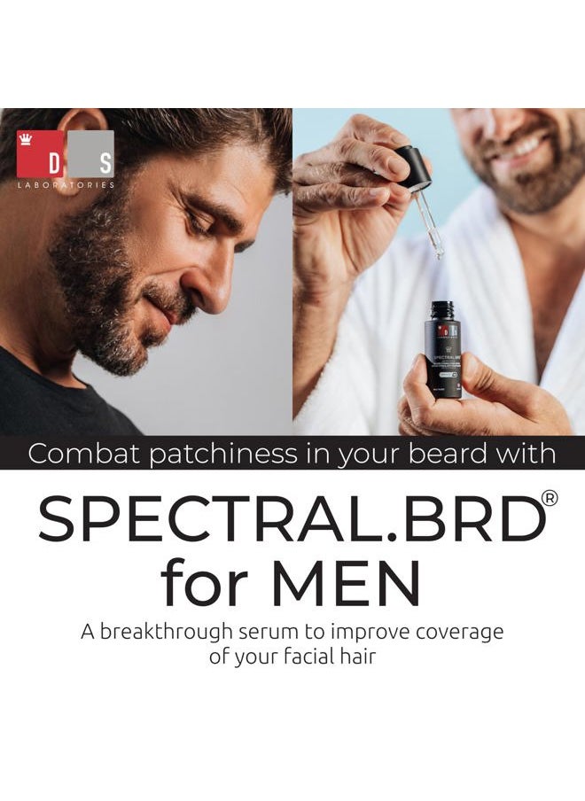 DS LABORATORIES Spectral.BRD Beard Oil for Men, Unscented, with Niacinamide, Biotin, Castor Oil, Hyaluronic Acid & Rosemary for Hair Growth and Regrowth Treatment  - Image 3