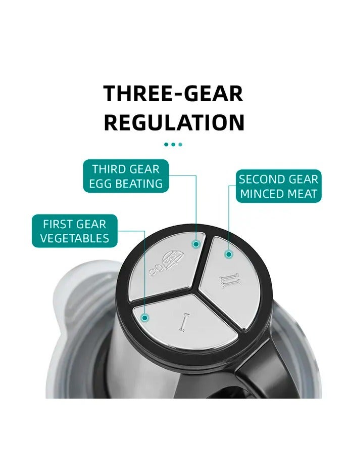 SILVER CREST Meat Chopper Electric Silver Crest SUS304 stainless steel Bowl Capacity Powerful Pure Copper Silver,3.8L - Image 4