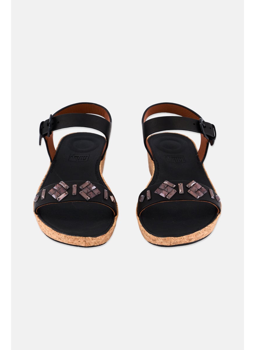 FitFlop - Women Bon 2 Adjustable Buckle Sandals, Black - Image 1