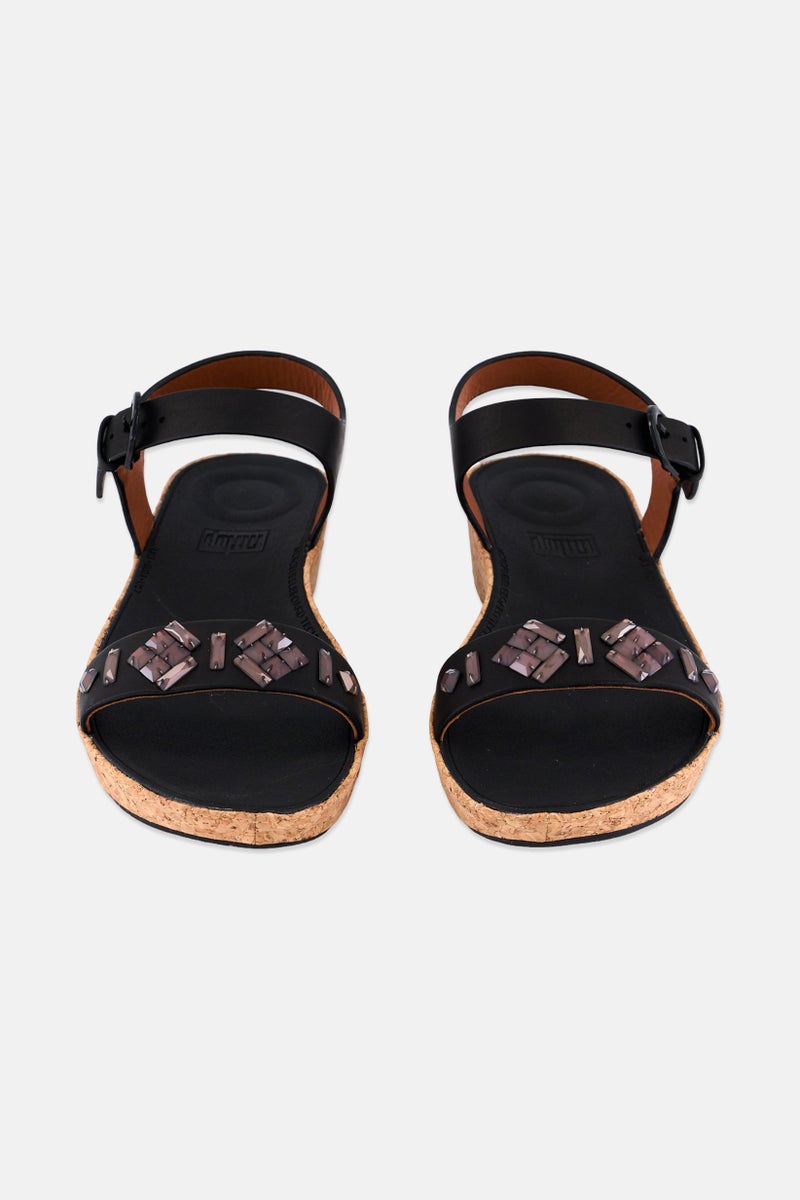 FitFlop Women Bon 2 Adjustable Buckle Sandals, Black  - Image 4